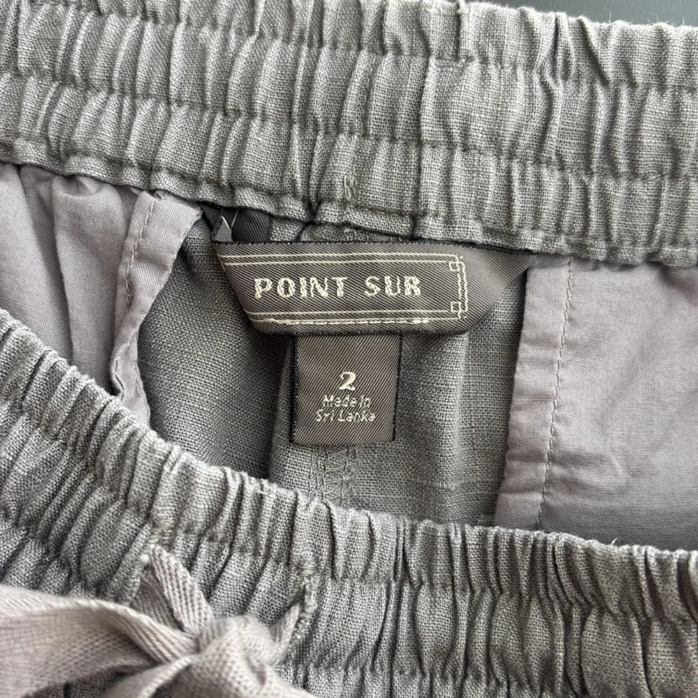J Crew Point Sur Jogger Pants Linen Blend Size 2 - Picture 4 of 11